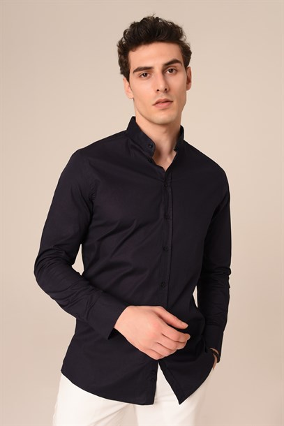 Siyah Renk Slim Fit Gömlek | AgustiniGÖMLEKAGUSTİNİGmk5024AGUSTİNİSiyah Slim Fit Gömlek Modelleri ve Fiyatları | Agustini